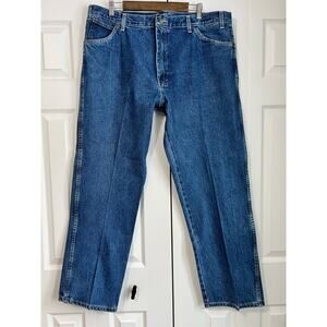 Dickies Regular Fit Mens Blue Denim Jeans 40x 32
